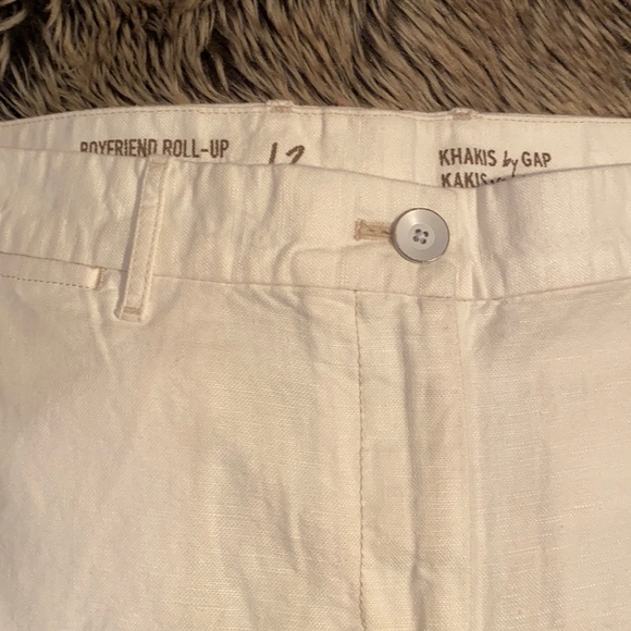 NWTR Khaki by Gap boyfriend roll up short woman 12 - Picture 4 of 10